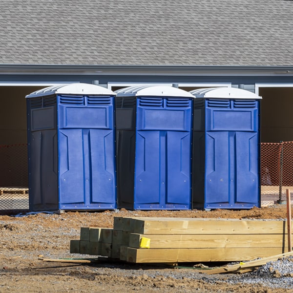 are there any restrictions on where i can place the portable restrooms during my rental period in Greer